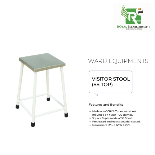 Visitor Stool (SS Top)