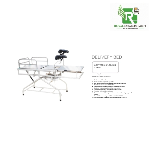 Obstetrics Labour Delivery Bed Tarie Deluxe 2