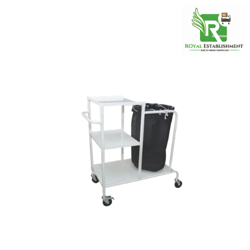 Linen Trolley with Three Shelves